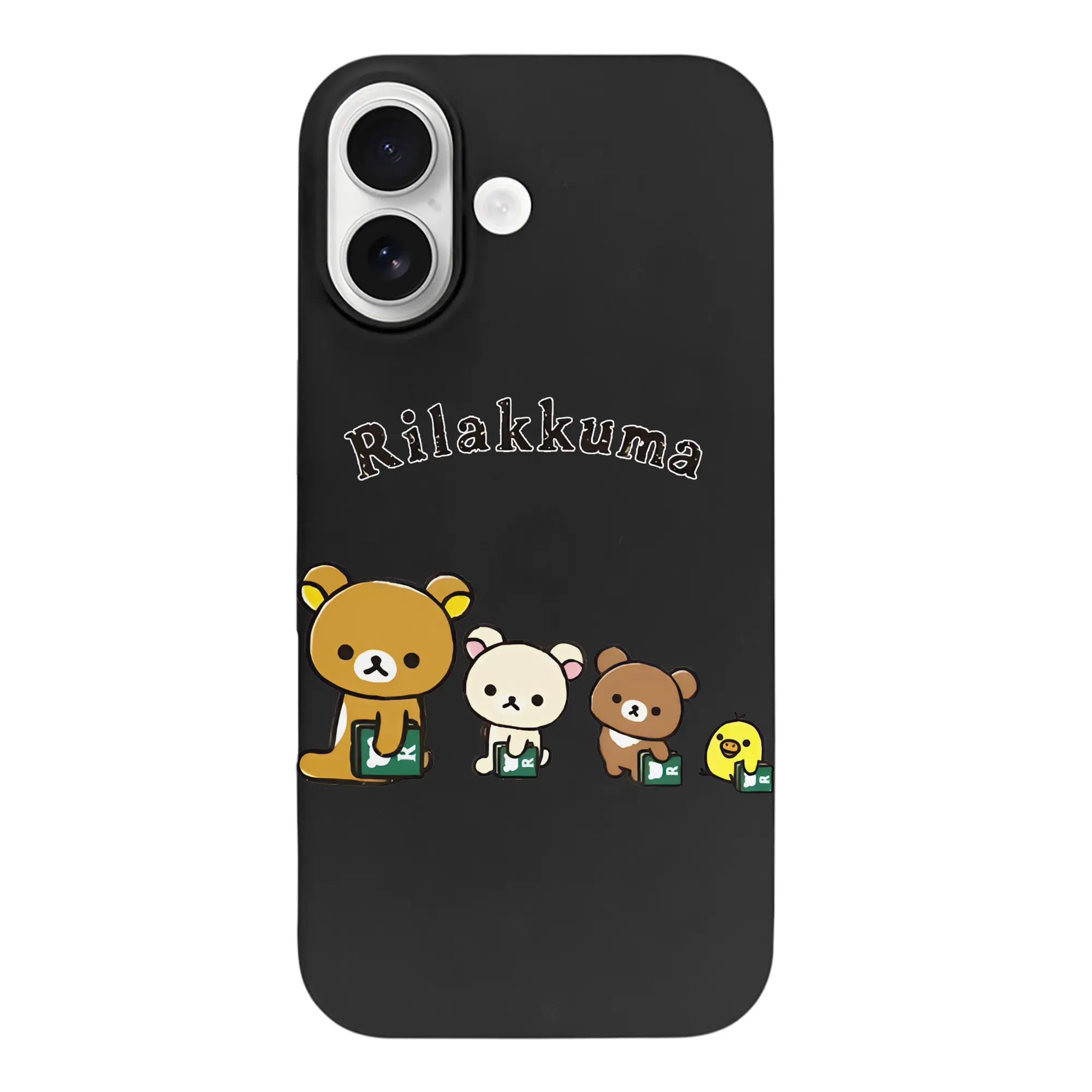 リラックマ (Rilakkuma) グッズ リラックマ (Rilakkuma) - iPhone 17 シリーズ シリコンケース 薄型 耐衝撃 指紋防止 ソフトタッチカバー 精密フィット 傷防止 保護ケース iPhone 17/17 Air/17 Pro/17 Pro Max 対応